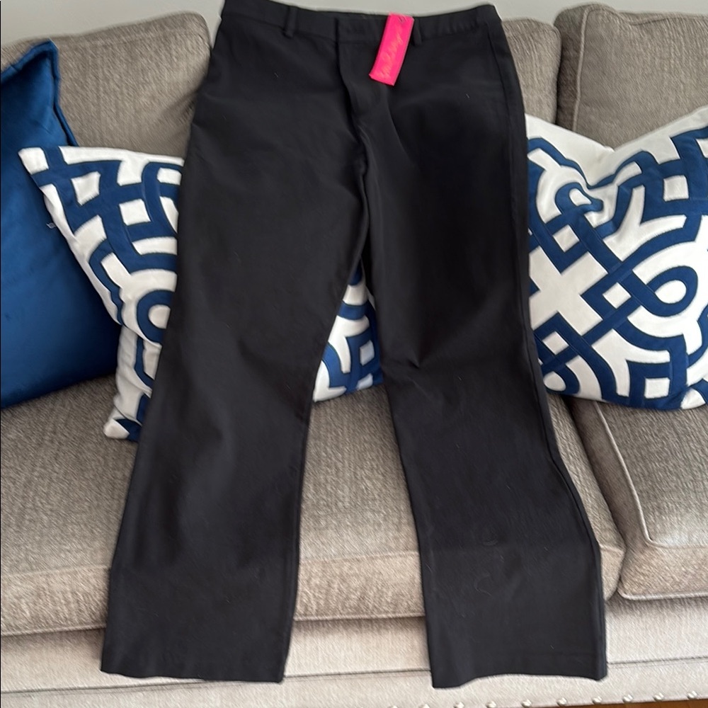 NWT Lilly Pulitzer Black pants Sz 14
